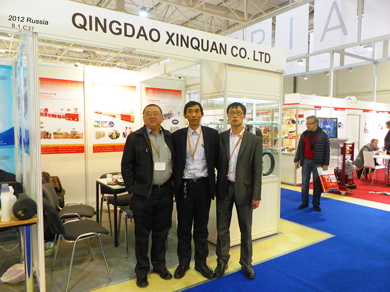 2012俄羅斯莫斯科克洛庫斯國(guó)際展會(huì)青島鑫泉塑料機(jī)械有限公司亮相