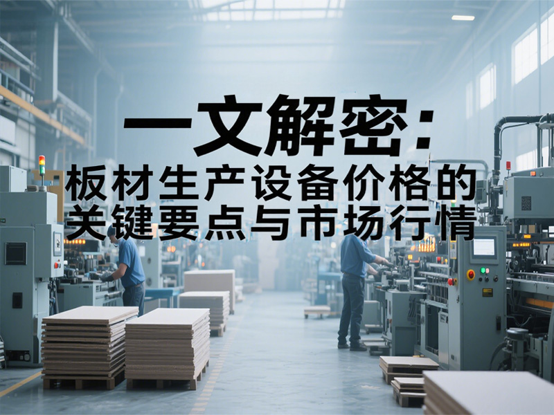 一文解密：板材生產(chǎn)設(shè)備價(jià)格的關(guān)鍵要點(diǎn)與市場行情
