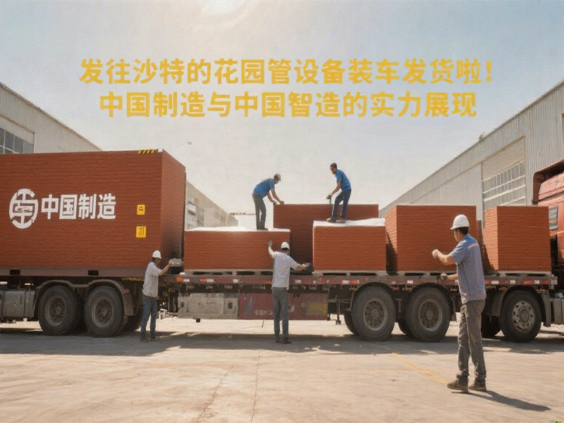 喜訊！發(fā)往沙特的花園管設(shè)備裝車發(fā)貨啦！中國(guó)制造與中國(guó)智造的實(shí)力展現(xiàn)