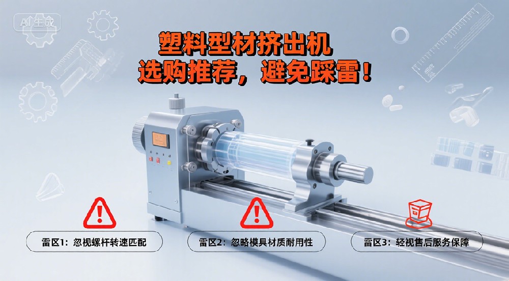 塑料型材擠出機選購?fù)扑]，避免踩雷！