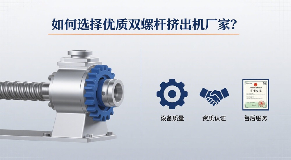 如何選擇優(yōu)質(zhì)雙螺桿擠出機(jī)廠家？