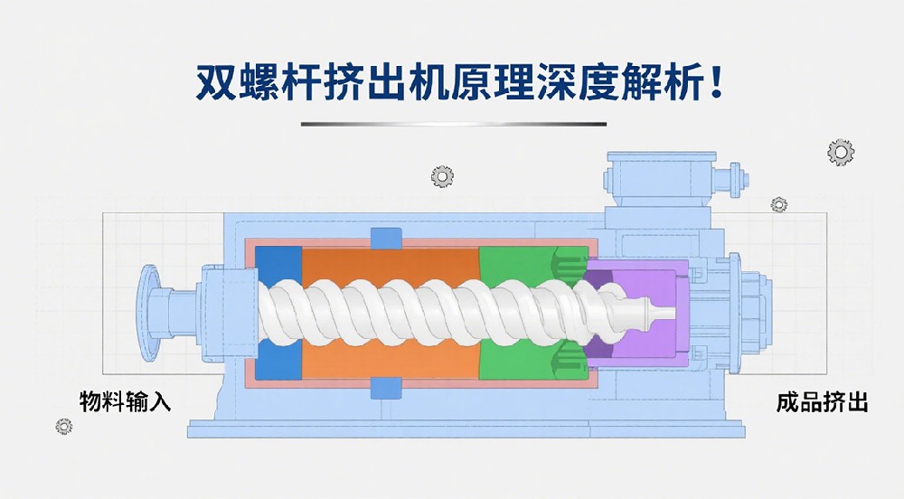 雙螺桿擠出機(jī)原理深度解析！