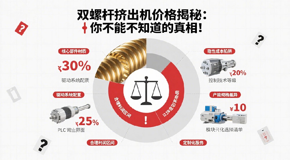 雙螺桿擠出機(jī)價格揭秘：你不能不知道的真相！