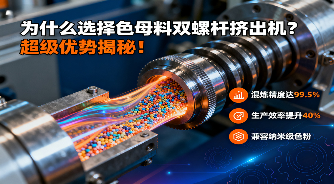 為什么選擇色母料雙螺桿擠出機(jī)？超級(jí)優(yōu)勢(shì)揭秘！20250910 .jpg