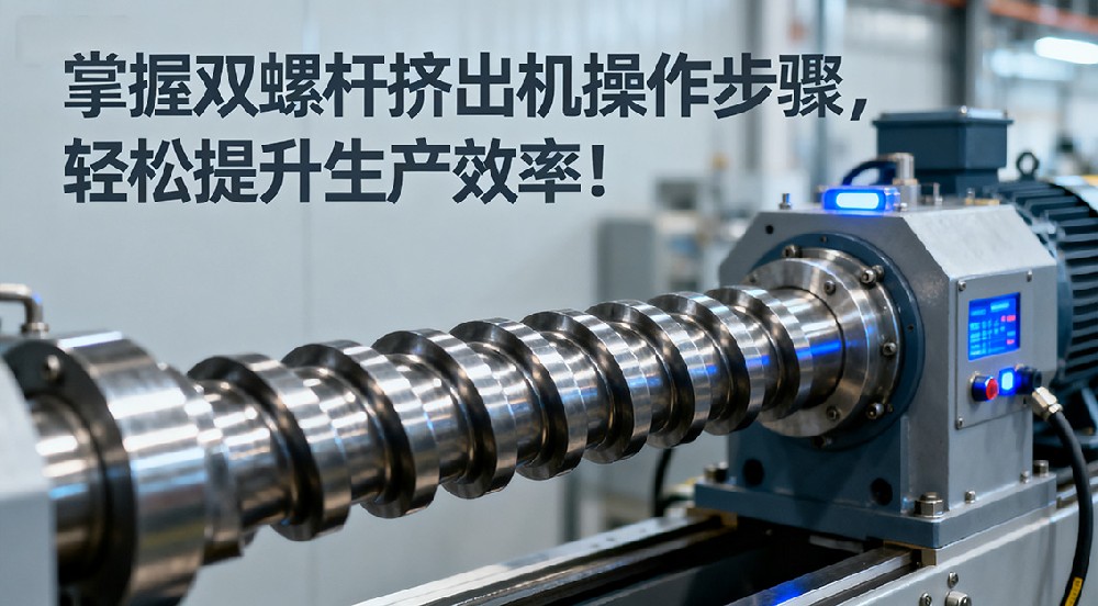 掌握雙螺桿擠出機(jī)操作步驟，輕松提升生產(chǎn)效率！