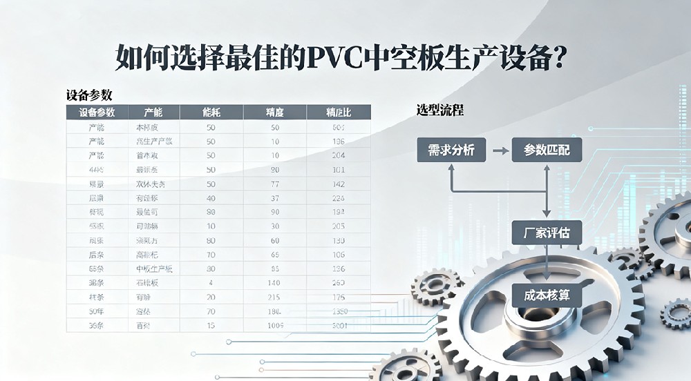 如何選擇最佳的PVC中空板生產(chǎn)設(shè)備？