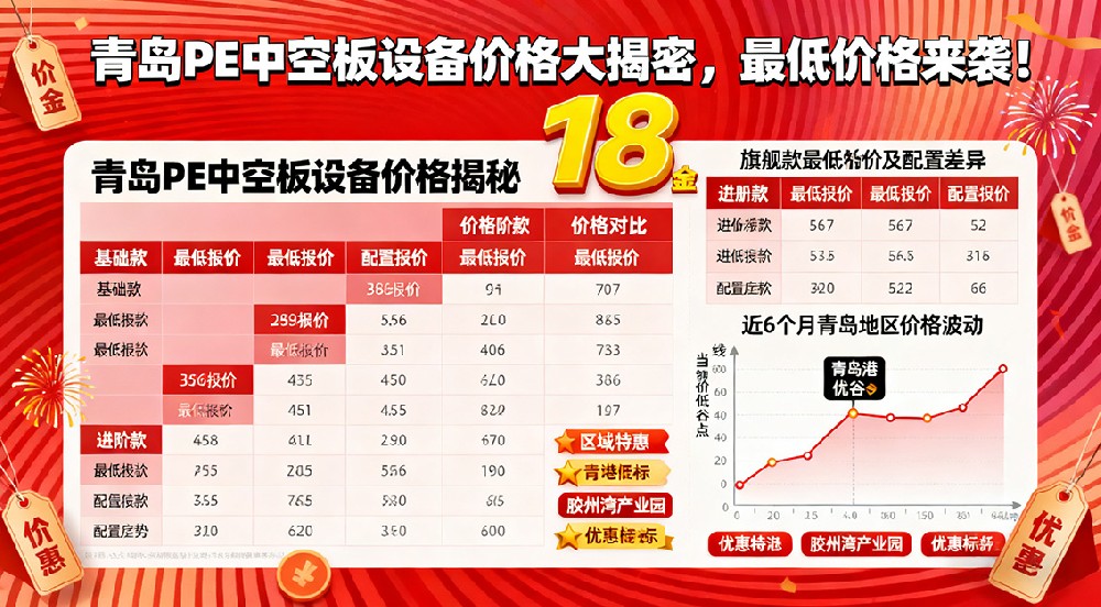 青島PE中空板設(shè)備價格大揭密，最低價格來襲！