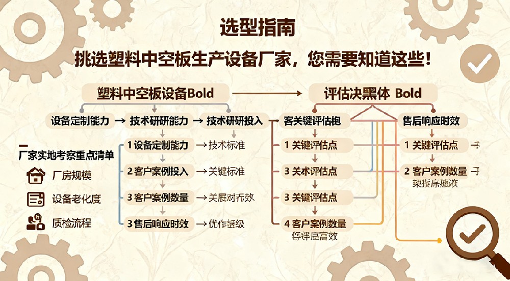 挑選塑料中空板生產(chǎn)設(shè)備廠(chǎng)家，您需要知道這些！