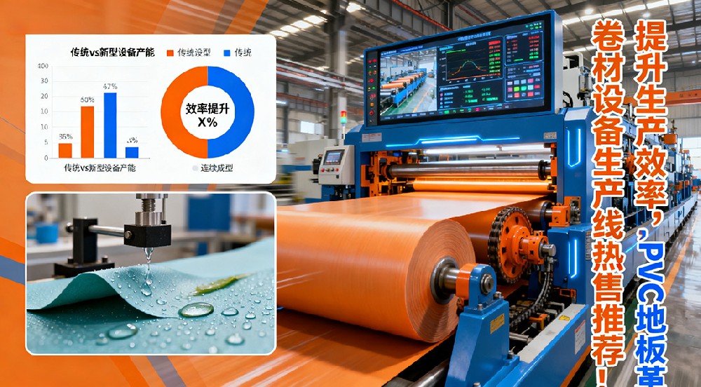 提升生產(chǎn)效率，PVC地板革防水卷材設(shè)備生產(chǎn)線搶購中！