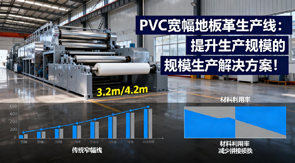 PVC寬幅地板革生產(chǎn)線：提升生產(chǎn)規(guī)模的理想選擇！